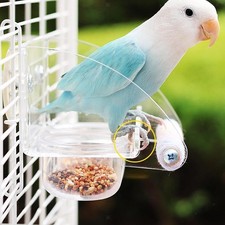 Bird Feeder for Cage Parrot Bird Perch Multipurpose Sturdy Resting Easy to Clean