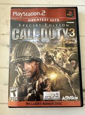 Call of Duty 3 Special Edition PS2 PlayStation 2 + Bonus Disc - Complete CIB