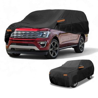 #ad Car Cover All Weather for Ford Expedition Black 190T PU with Left Zipper $47.99