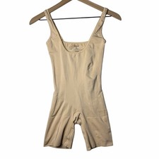 Assets Spanx Shaping Open Bust Bodysuit Beige Women's size XL