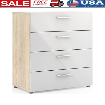 Loft 4-Drawer Chest Storage Unit Bedroom Entryway Modern Design Easy Assembly US
