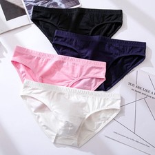 1 Pcs Lot Mens Cotton Briefs Underwear Breathable Low Rise Underpants Panties