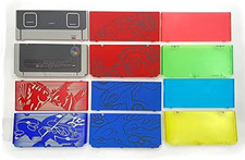 2015 New 3DS Faceplate  Back Cover Grey 