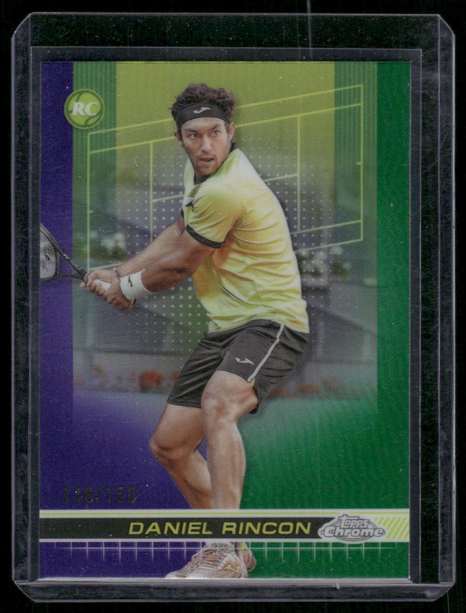 2024 Topps Chrome #158 Daniel Rincon Purple/Green Refractor #/150