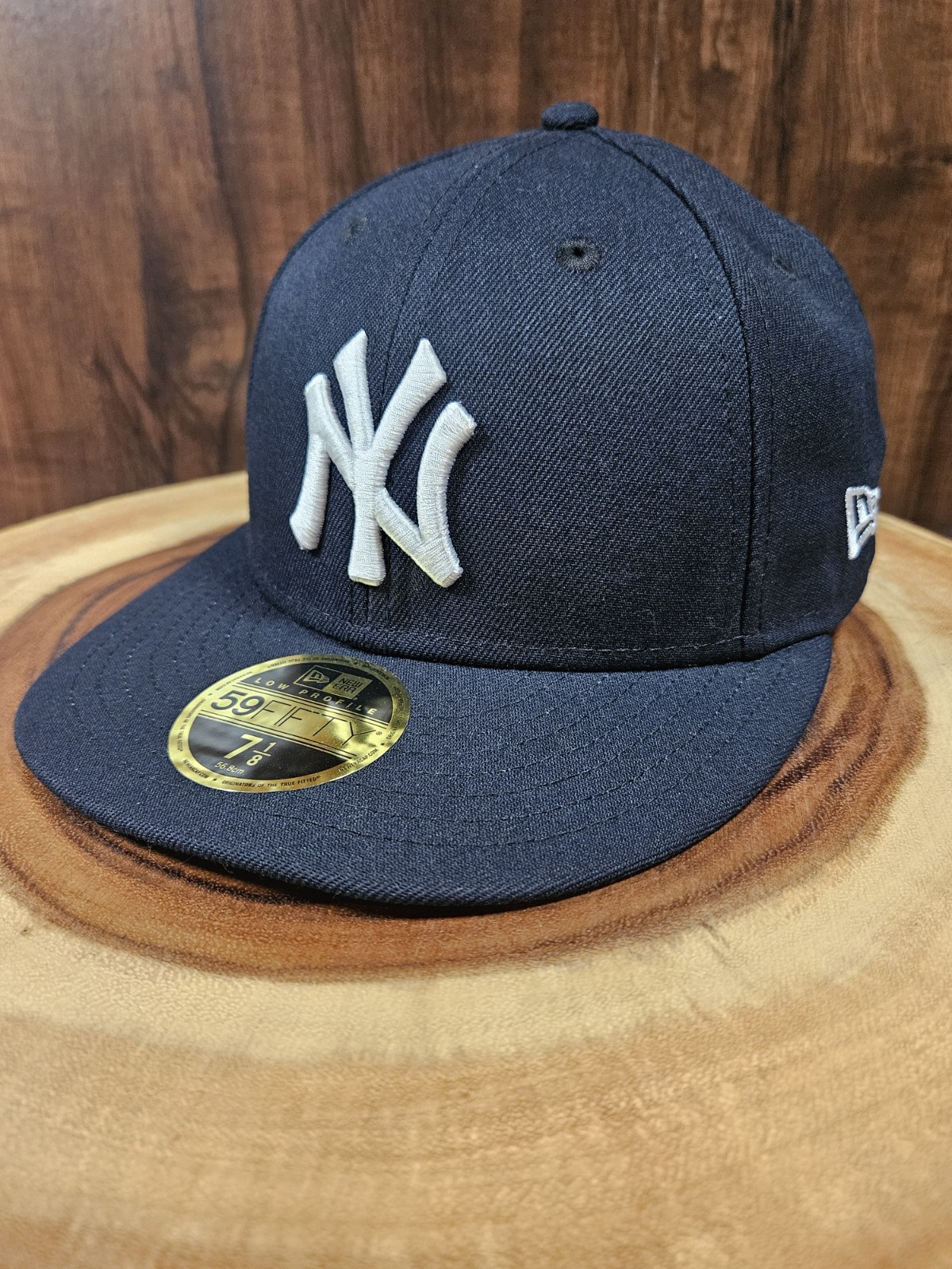 New York Yankees New Era 59Fifty LP Fitted Hat Cap Size 7 1/8 MLB Classic
