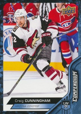 2016-17 Upper Deck Compendium Blue #11 CRAIG CUNNINGHAM - Arizona Coyotes