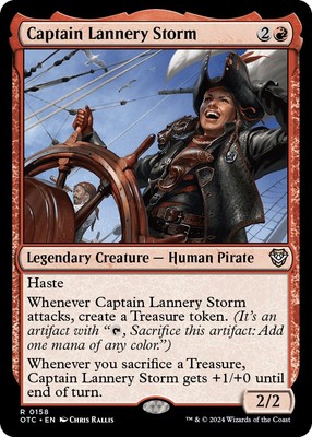 Captain Lannery Storm [Outlaws of Thunder Junction Commander] Near Mint MTG