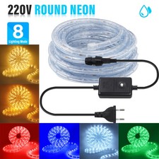 8 Modi LED Lichterschlauch Lichtschlauch Lichterkette IP67 Außen/Innen 1m-100m