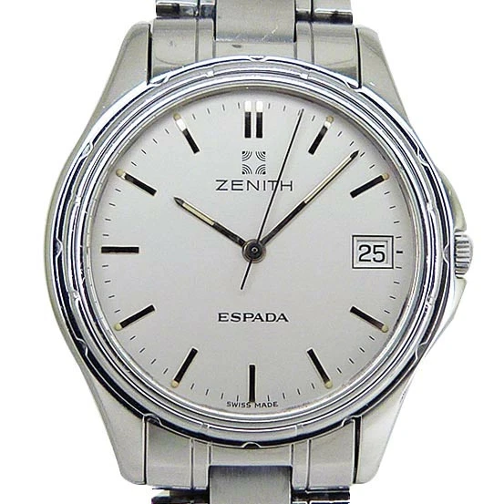 Zenith — ZENITH Espada 02.0050.226 SS Quartz Men's Watch Silver Used
