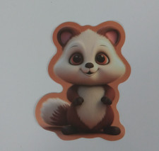 Colorful Adorable Baby Animal Sticker 2.18" x 1.75" H 