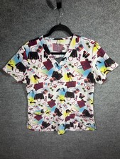 GT Performance Scrub Top Size Medium Fashion Print