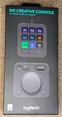 Logitech MX Creative Console Keypad Dialpad 920-012660 Graphite New Sealed