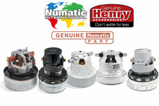 Genuine Numatic Henry Motors James George WVD WV Charles By Pass Vac Motors