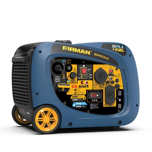 FIRMAN WH03242F 4000W Electric Start Dual Fuel Inverter Generator - Refurbished