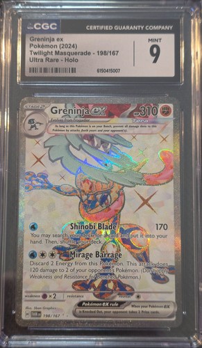 Greninja ex graded CGC 9 for sale on eBay
