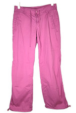 American Eagle Low Rise Lightweight Parachute Pants Pink Baggy 7 Gorpcore Grunge