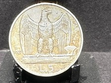 (279) Moneta 5 Lire Aquilotto 1927 Liscio