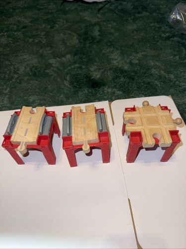 Thomas The Train Wooden Railway Stacking Risers Set Of 3 | eBay