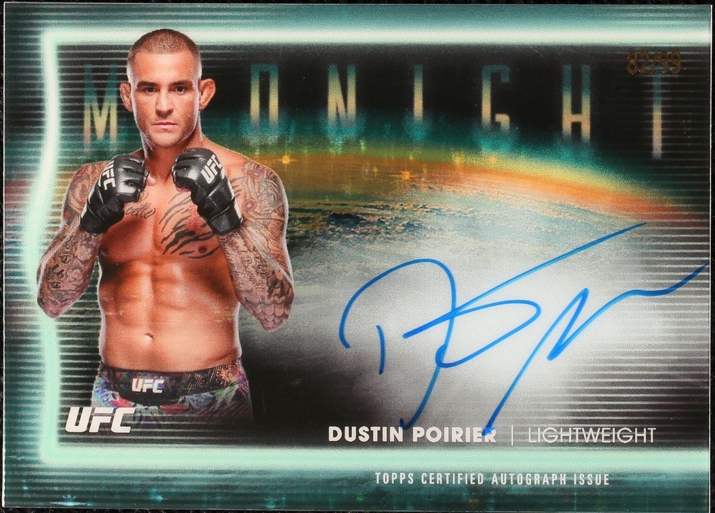 2025 Topps Midnight UFC - Dustin Poirier #HNS-DP for sale | eBay