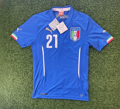 Brand New! Andrea Pirlo Italy 2014 Official Jersey Shirt Kit - US