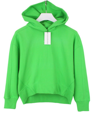 CALVIN KLEIN JEANS Acid Green Kapuzenpulli Damen Klein Kapuzenpullover Logo Grün