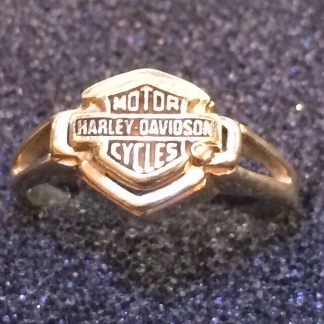 Harley Davidson Motorcycles Solid 10K Gold Ring Ladies Size Harley Davidson Motorcycles Solid 10K Gold Ring Ladies Size
