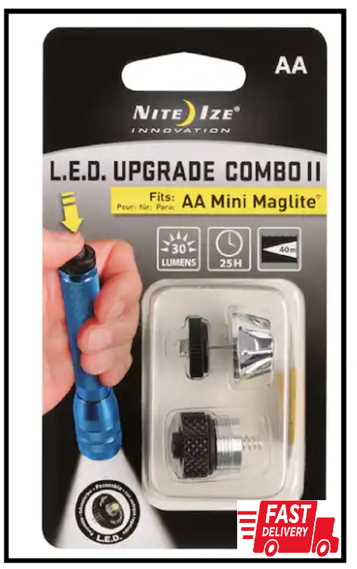 Transforming Flashlight Nite Ize Led Combo Upgrade Kit II - Transform Your Mini Maglite AA ...