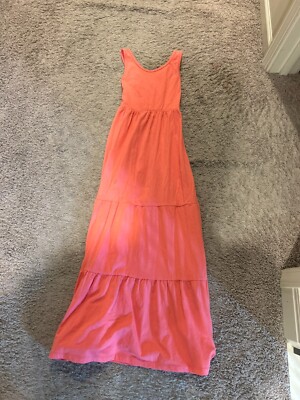 salmon pink maxi dress Stolen Stores CLASSIC CUT-OUT SHEER MAXI DRESS IN SALMON PINK