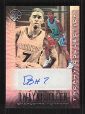 Dwayne Bacon 2019-20 Panini Illusions Auto Trophy Collection Signatures #TC-DWB