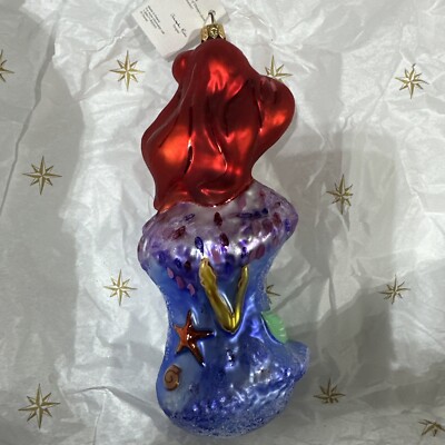 Christopher Radko Disney THE LITTLE MERMAID Ornament ARIEL NEW