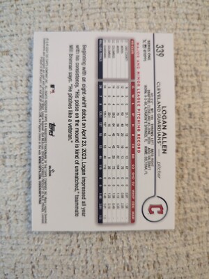 2024 Topps Series 1 Logan Allen Blue Border Guardians 339 | eBay