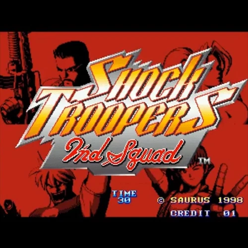 Used SHOCK TROOPERS -2nd Squad Arcade Game Cartridge SNK NEOGEO Zaurus Shooting