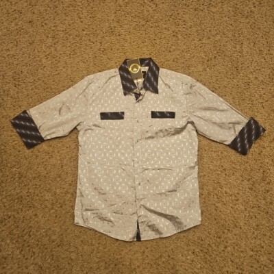 El General Shirt Mens Large Western Charro Cowboy Rockabilly