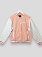 New Women's New Balance Logo Baseball Bomber Jacket Size Xs
