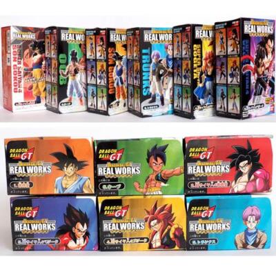 【新品未使用】DRAGON BALL Z 、GT 5種類6箱セット Bandai Dragon Ball Z Real Works Figure GT - Complete Set of
