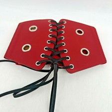 Sassy Pirate Wench Costume Belt Red Stretch 34