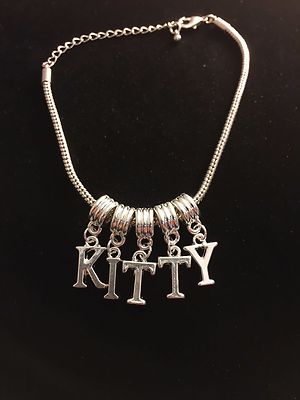Sexy KITTY Queen of Spades Anklet Hotwife Swinger Jewelry Fetish BBC