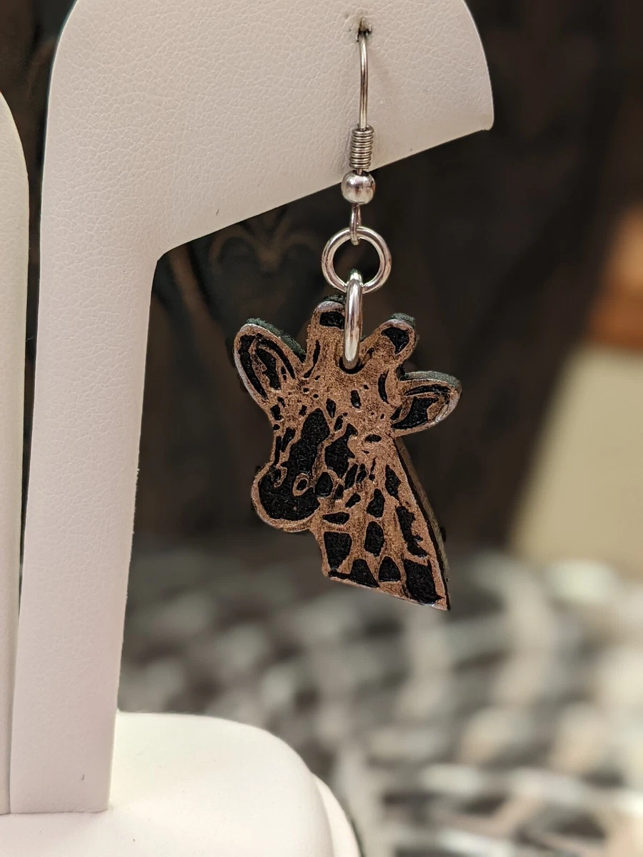 Giraffe store earrings claire's