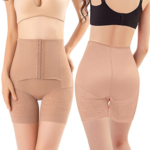Women's High Waist Half Slip Shorts With Lace Trim Shapewear for Under Dresses - Picture 31 of 34