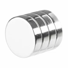 1 x 1/4 Inch Powerful Neodymium Rare Earth Disc Magnets N52 (4 Pack)