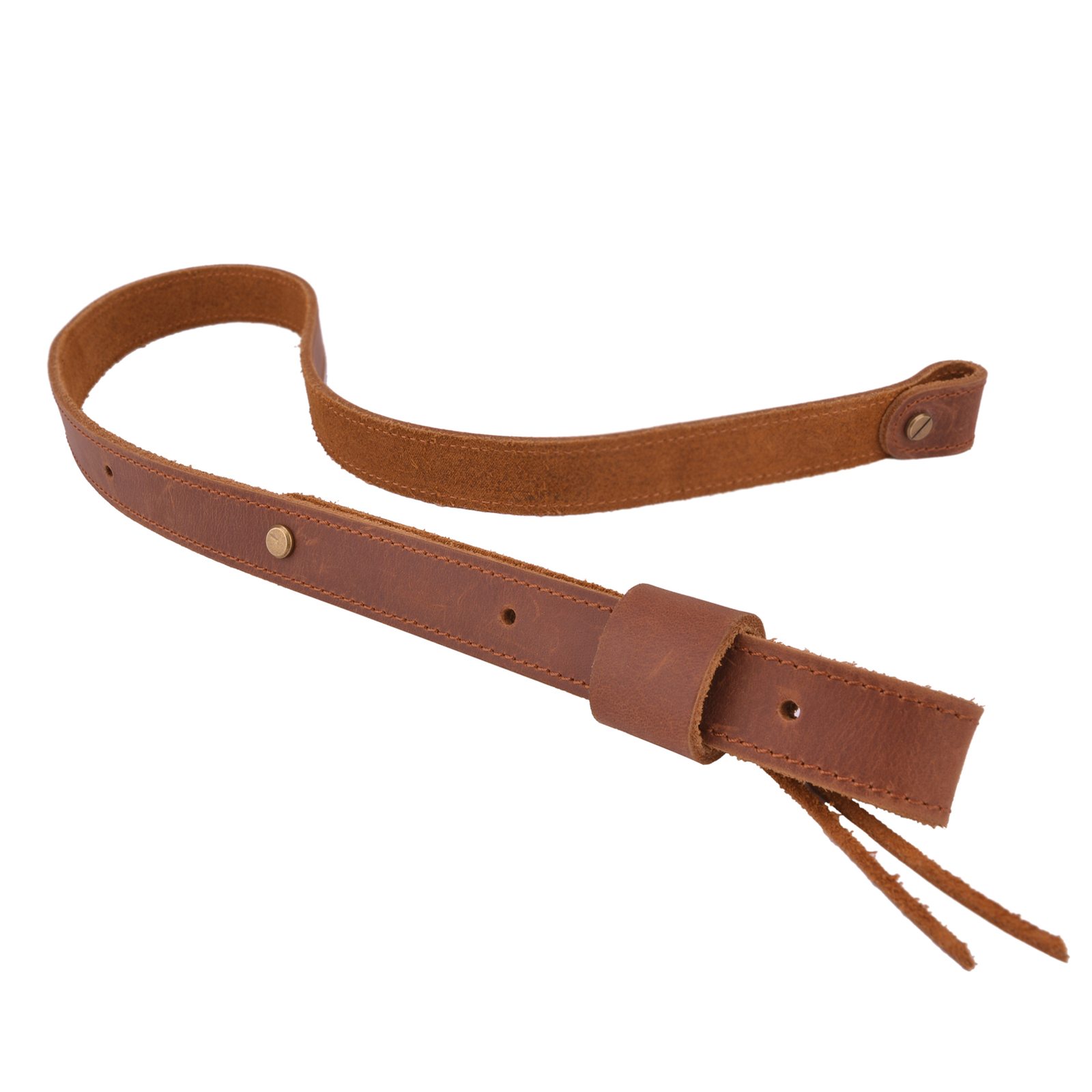 Classic 1 inch Wide Cow Hide Leather Rifle Sling Gun Strap Hunting Belt