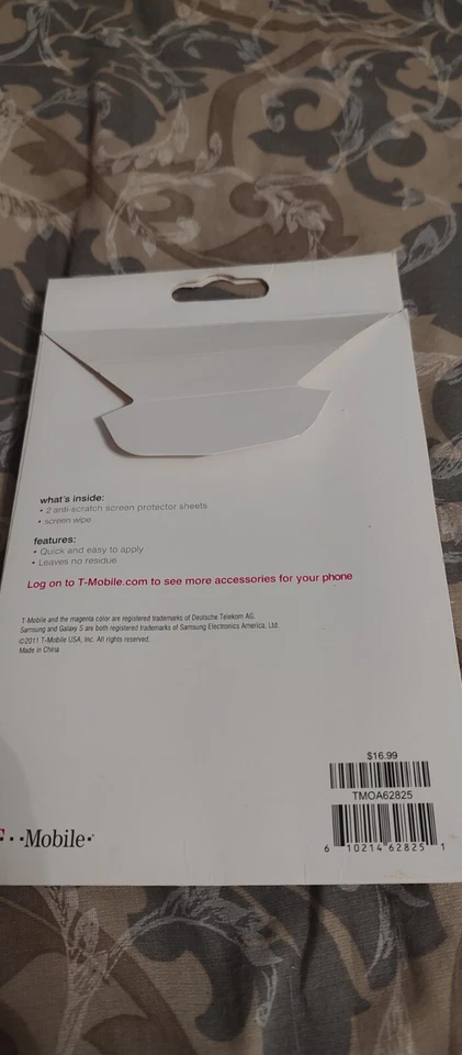 Protetores de tela antirriscos Samsung S8 RARO HTF não usado - Imagem 2 de 3