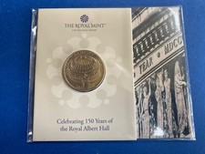2021 Celebrating 150 Years Of The Royal Albert Hall BU £5 Coin Pack ,Royal Mint
