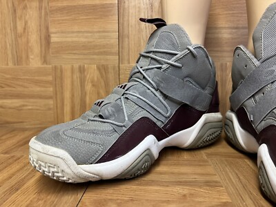 RARE🔥 Sz 12 - Adidas Top Ten 2000 Shift Grey Maroon Kobe Bryant