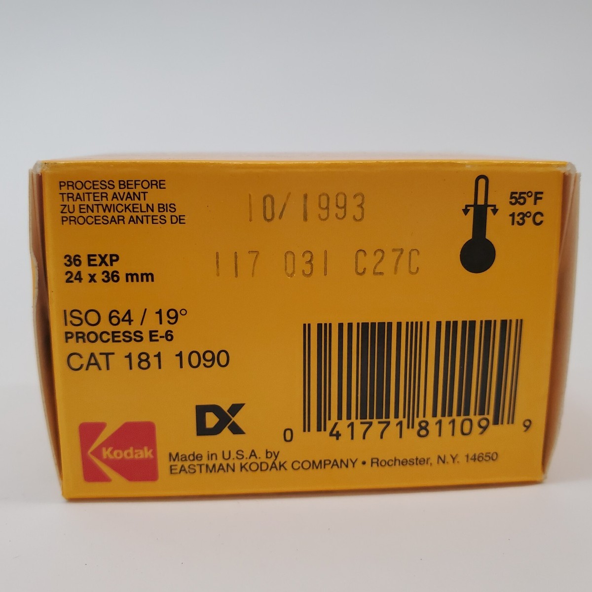NOS Vintage Kodak Ektachrome 64x Daylight 36 Exp EPX-135-36