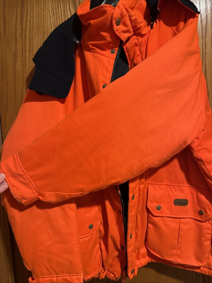 Cabela’s Orange 2XL狩猎夹克绝缘橙色 — 第 4/4 张图片