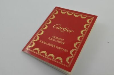 CARTIER ANLEITUNG MANUAL FÜR LOUIS CARTIER WATCHES