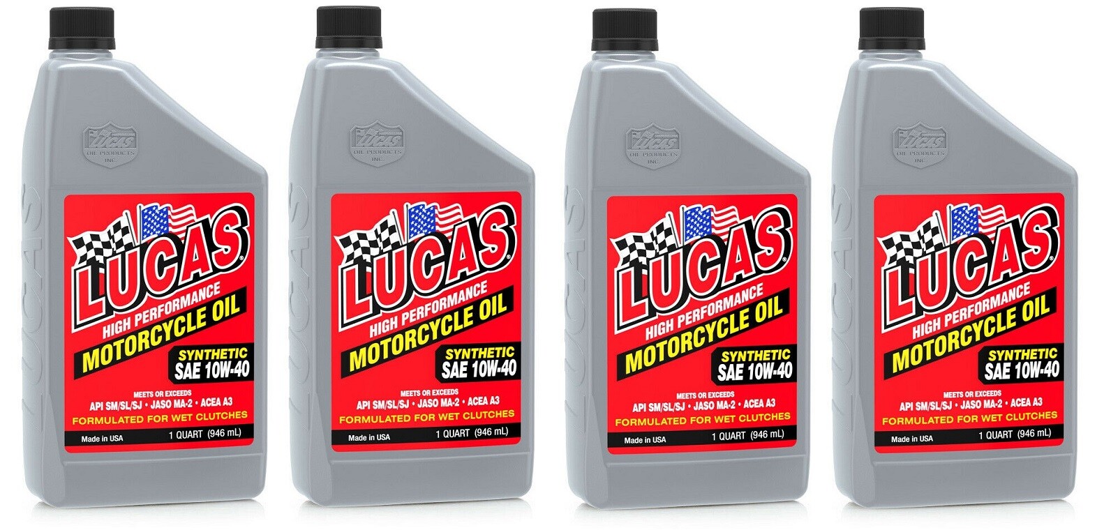 10793 10w/40 High Performance Full Synthetic Motorcycle Oil (4 Quarts)