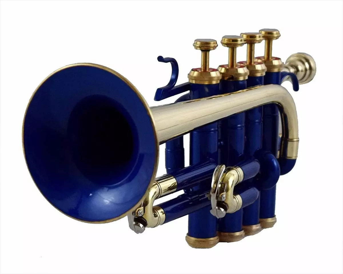 Bb low pitch brass-musical instrument 4 VALVE PICCOLO brass made WITH  CASE,MP