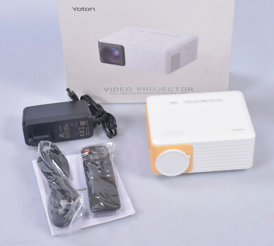 Mini Beamer Full HD Tragbarer Projektor Handy Video Heimkino HDMI USB mobil